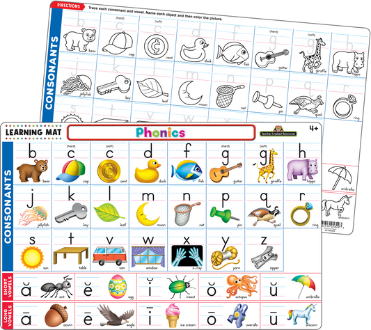 Teacher Created Resources - Phonics Learning Mat - Large Table Mat
