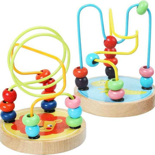 Wholesale Animal Wooden Bead Maze Toy for Toddlers Kids Gift