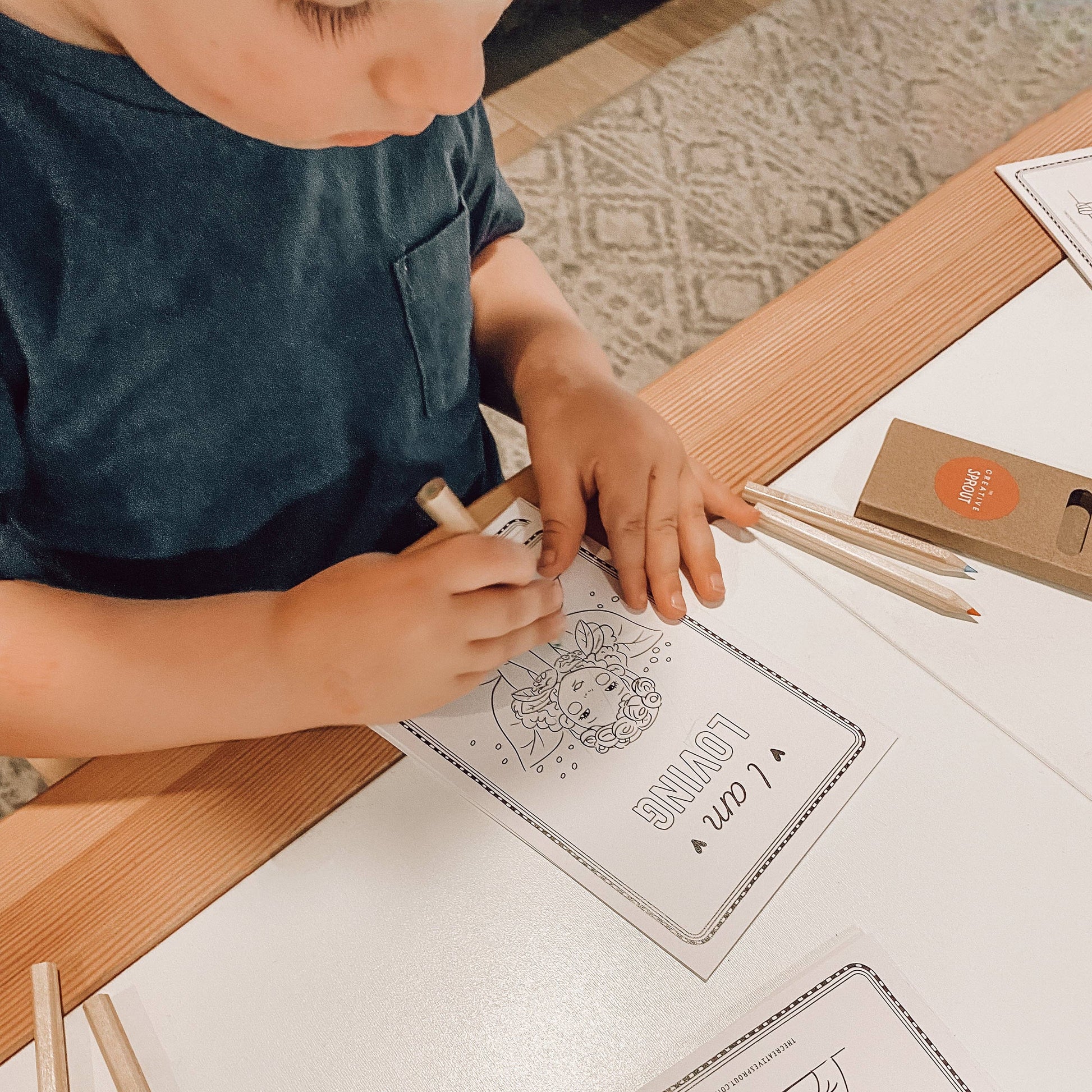 Affirmation Colouring Pages for Kids – Mindfulness Activity - The Creative Sprout - Glee Garden