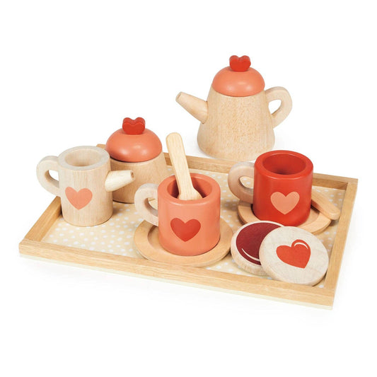 Kinderhood Distribution Inc. - Mentari Toys | Tea Time Tray Set | High Quality | Canadian Supplier