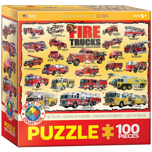 Eurographics Puzzles Canada - Fire Trucks - Premium Quality