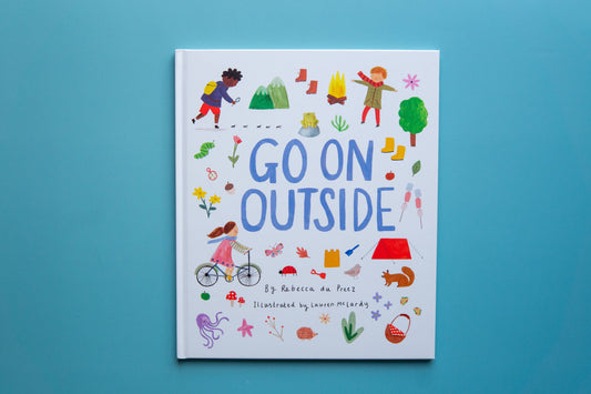 Brown Paper Fox - Go On Outside | Hardcover Picture Book | High Quality Books | Canadian Publisher