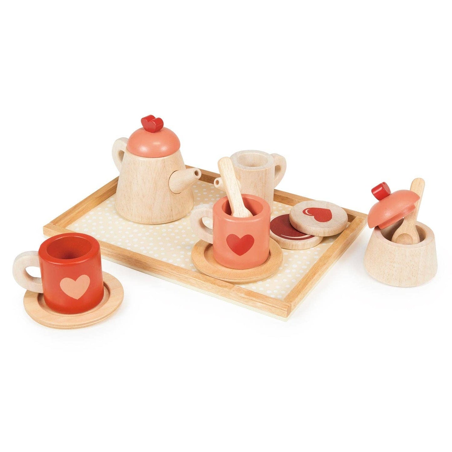 Kinderhood Distribution Inc. - Mentari Toys | Tea Time Tray Set | High Quality | Canadian Supplier