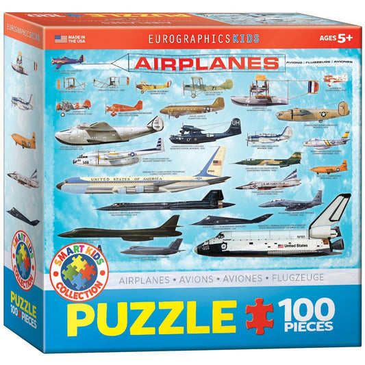Eurographics Puzzles Canada - Airplanes - Premium Quality