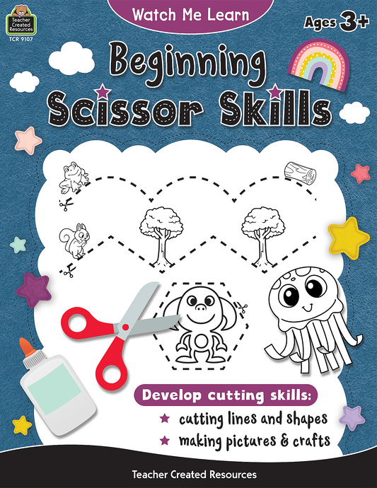 Teacher Created Resources - Watch Me Learn: Beginning Scissor Skills