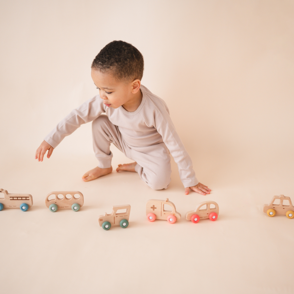 Wooden Toy Tractor - bug + bean kids - Glee Garden