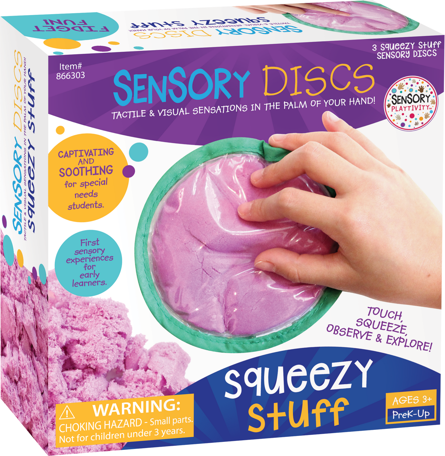 Teacher Created Resources - Sensory Playtivity™ Sensory Discs: Squeezy Stuff