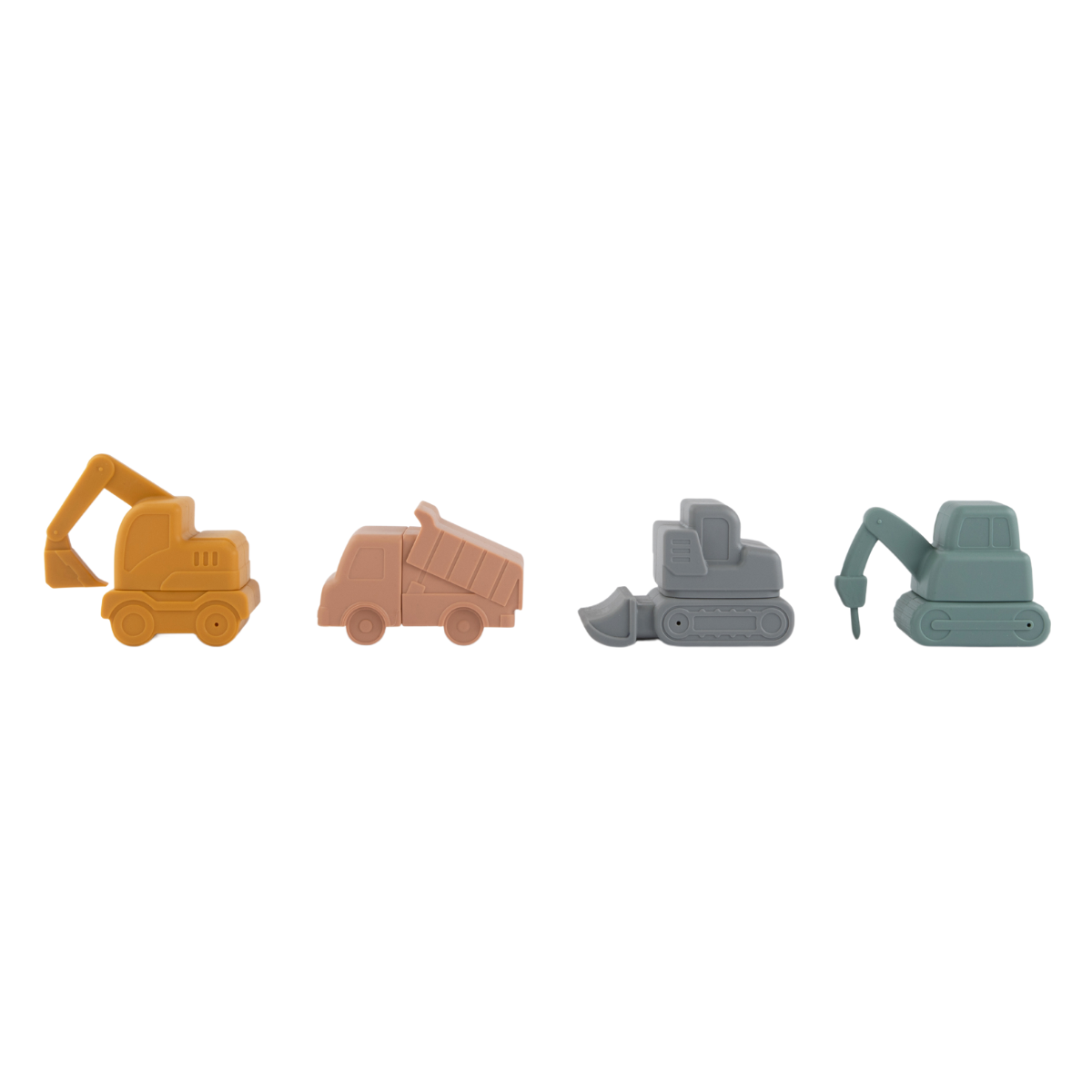Mold Free Bath Toys - Construction - Set of 4 - bug + bean kids - Glee Garden