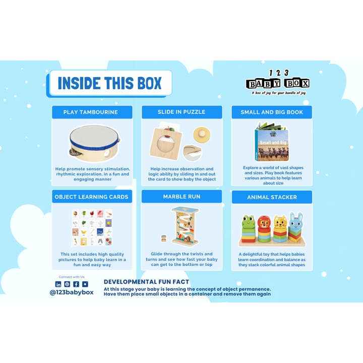 18-21 Months Montessori Educational Box - 123 Baby Box - Glee Garden