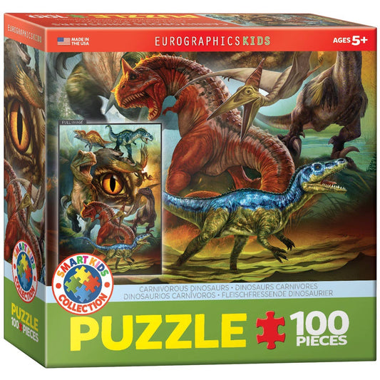 Eurographics Puzzles Canada - Carnivorous Dinosaurs - Premium Quality