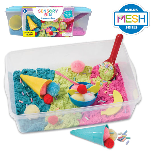 Faber-Castell / Creativity for Kids - Sensory Bin Ice Cream Shop Activity Bin for Kids