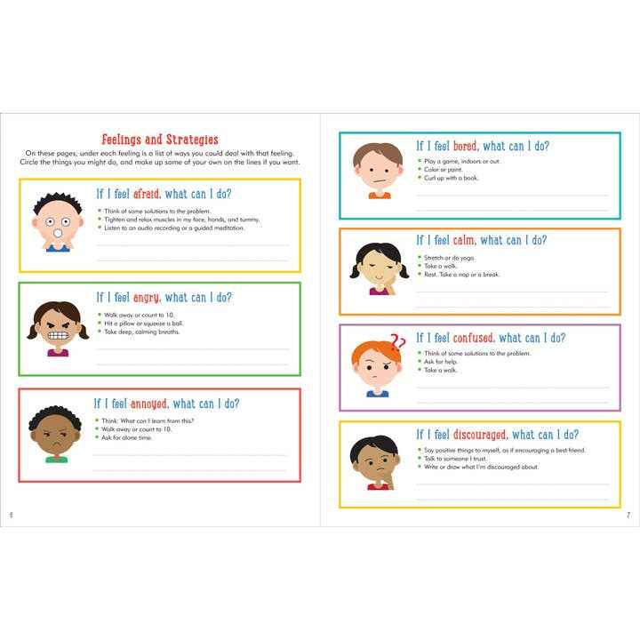My Feelings and Emotions Activity Book - Peter Pauper Press - Glee Garden