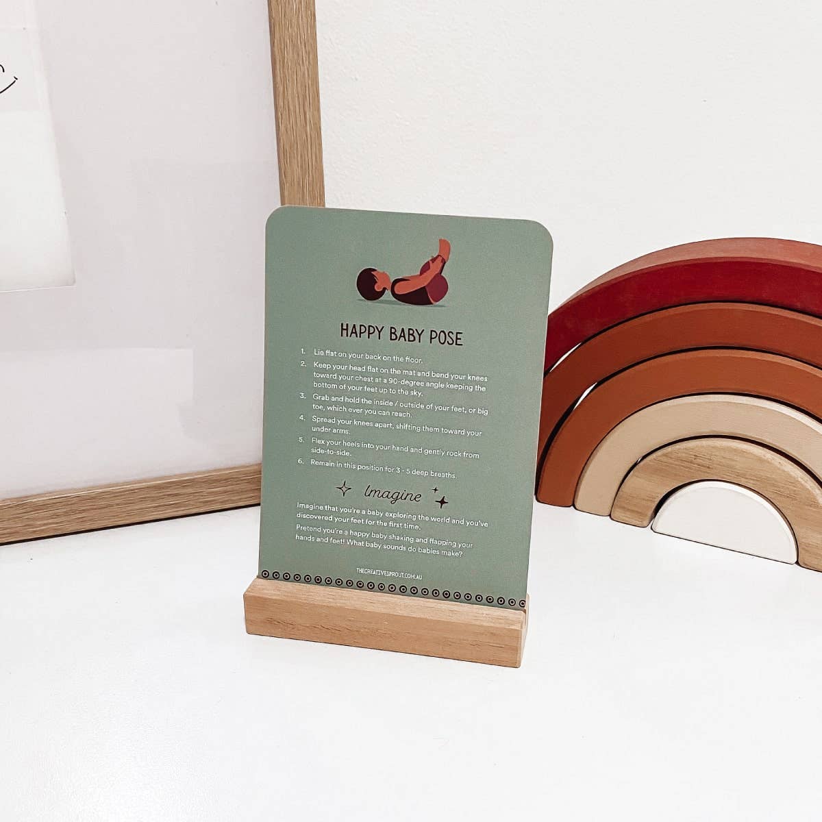 The Creative Sprout - Yoga Cards for Kids - Movement & Calm for Little ones - The Creative Sprout - Glee Garden