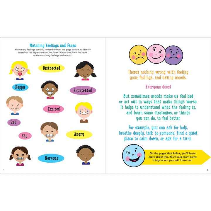 My Feelings and Emotions Activity Book - Peter Pauper Press - Glee Garden
