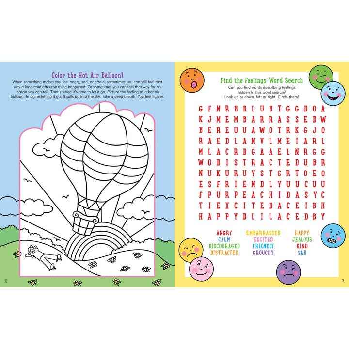 My Feelings and Emotions Activity Book - Peter Pauper Press - Glee Garden