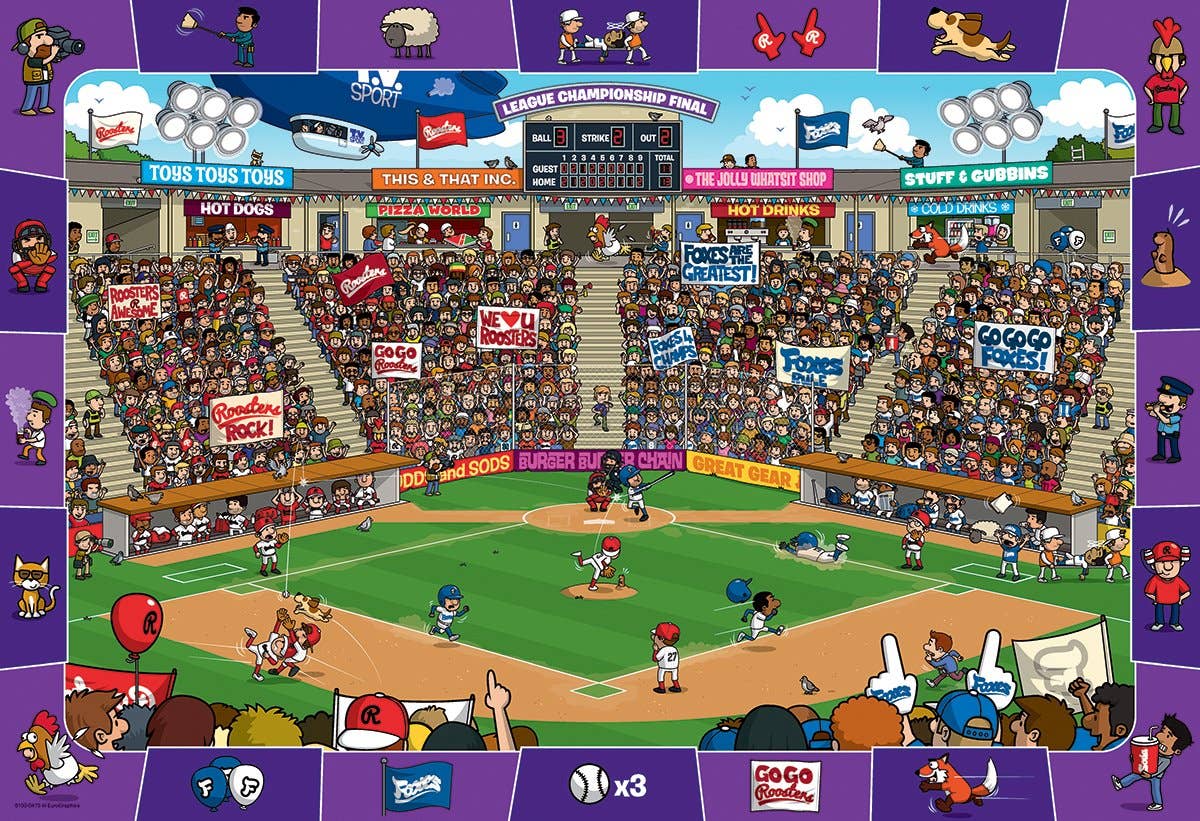 Eurographics Puzzles Canada - Baseball - Premium Quality
