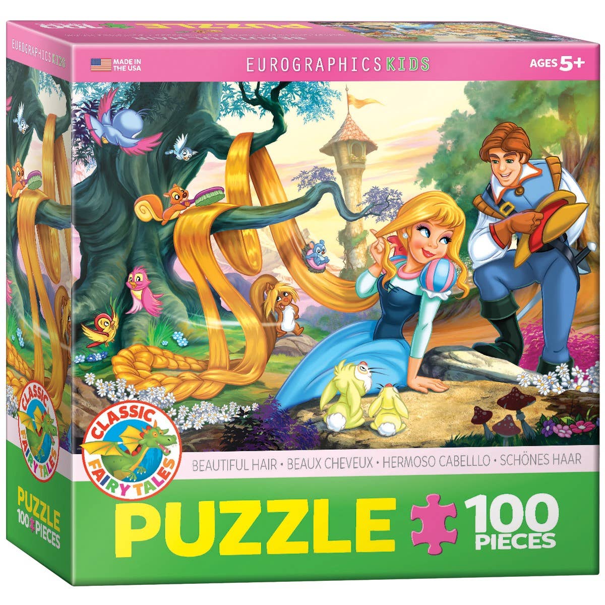Eurographics Puzzles Canada - Beautiful Hair - Premium Quality