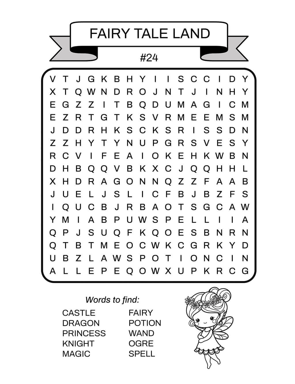 Word Search for Kids Ages 6-8 (Spiral Edition)