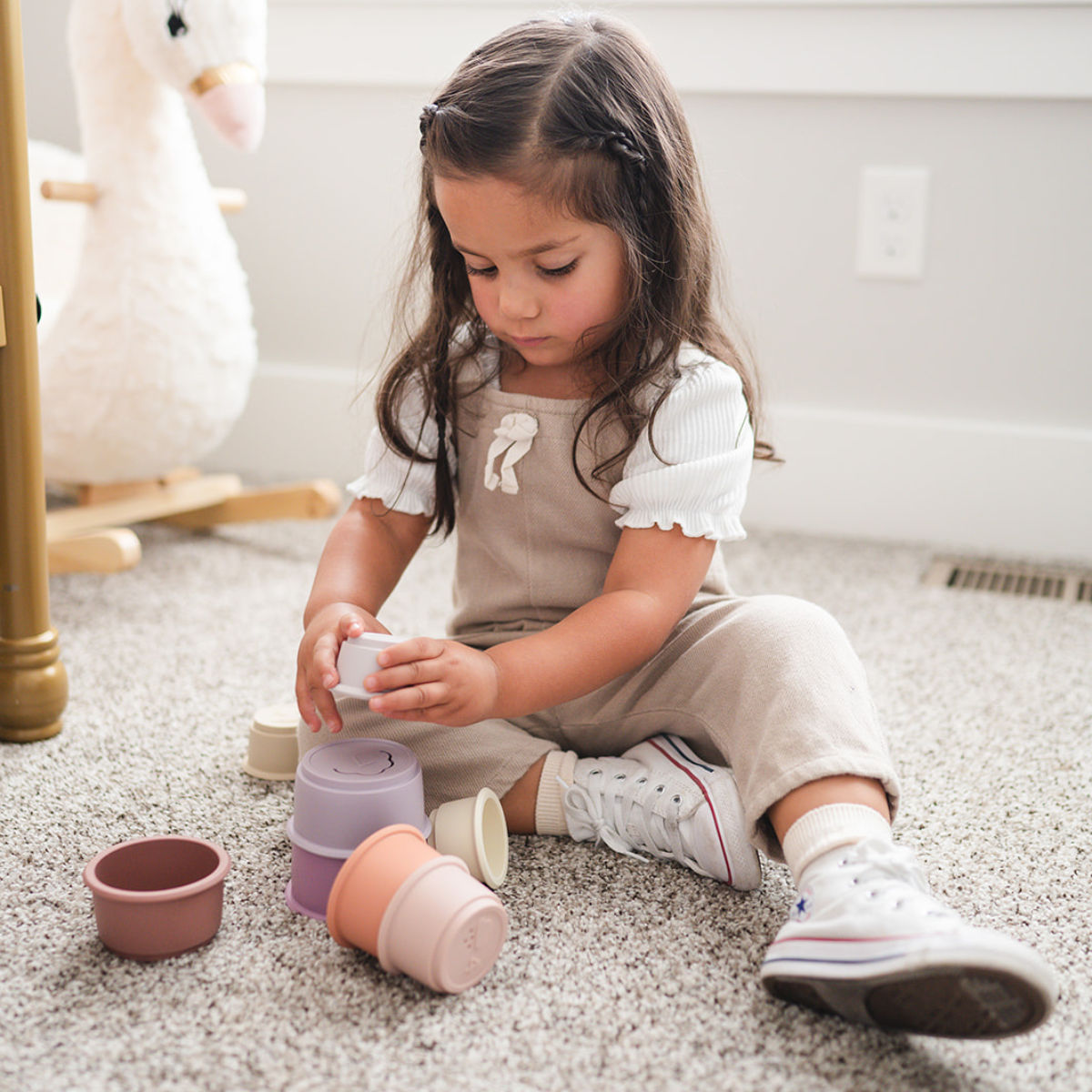 Stacking Cups Toy - bug + bean kids - Glee Garden
