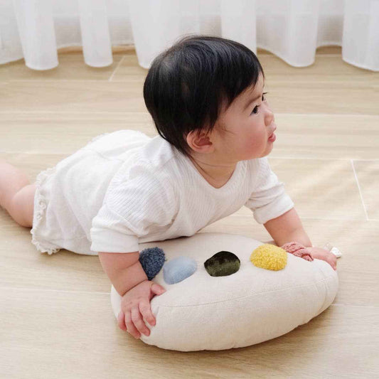 Tummy Time Palette Sensory Plush Pillow for Baby Crawling