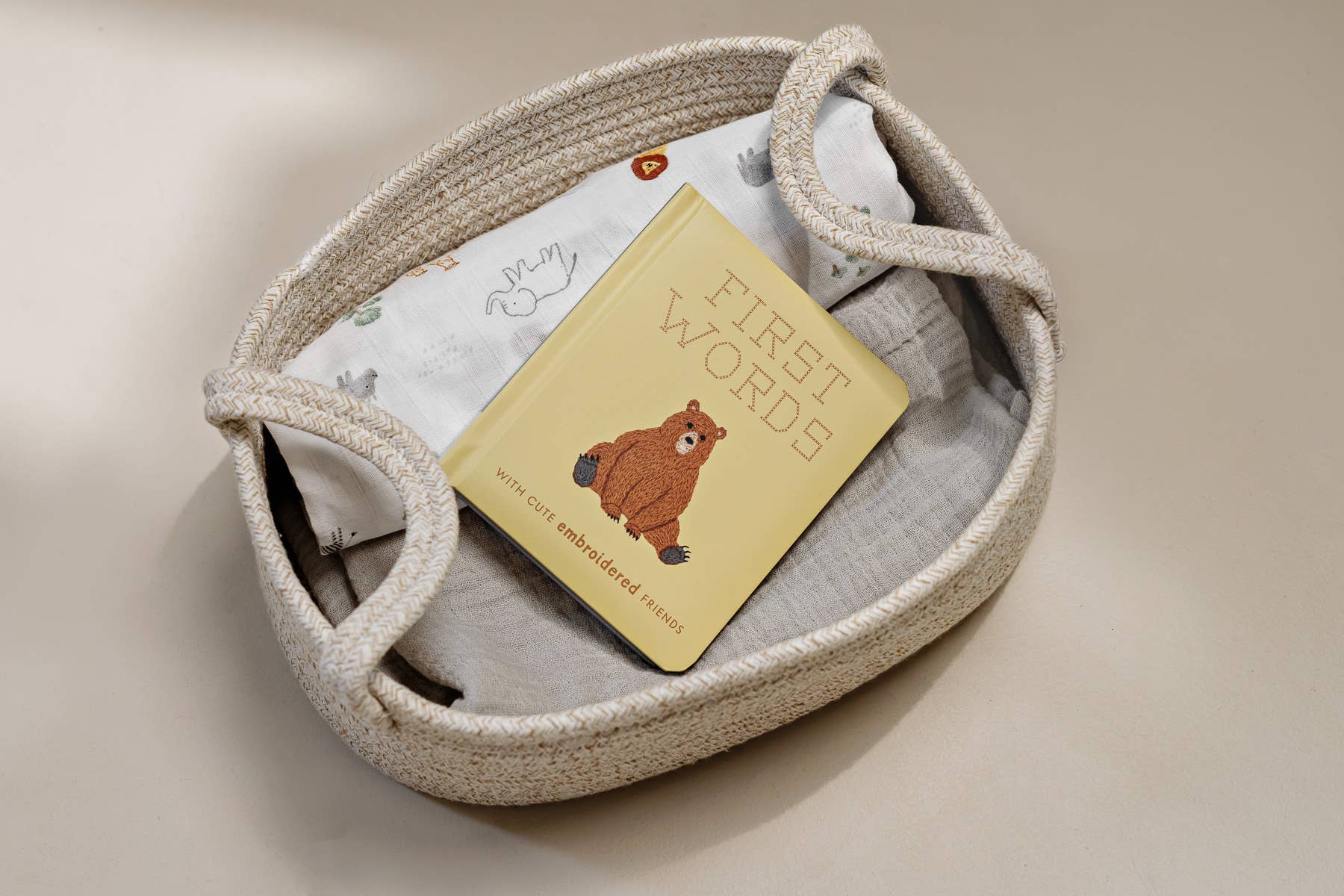 First Words Embroidered Friends - Paige Tate & Co. - Glee Garden