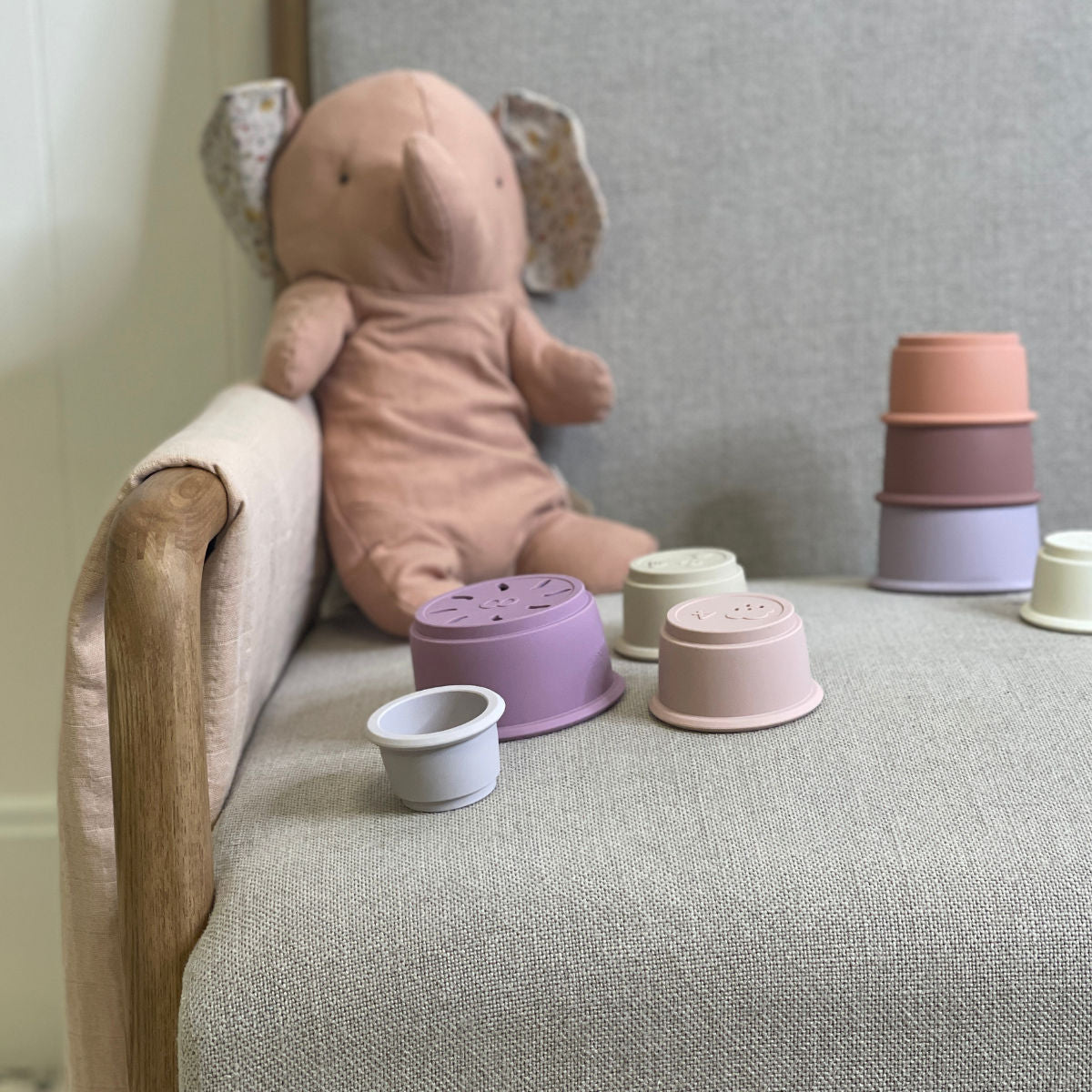 Stacking Cups Toy - bug + bean kids - Glee Garden