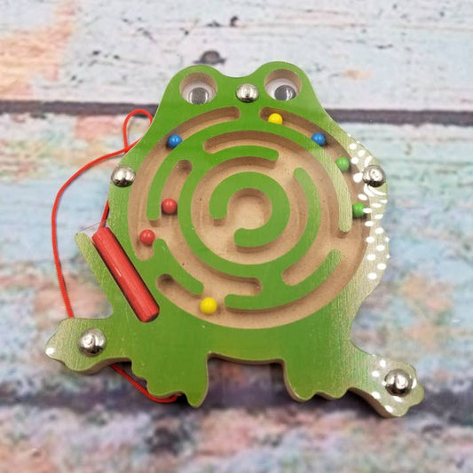 Wooden Magnetic Maze Toy - Frog - MIAS SHOP - Glee Garden