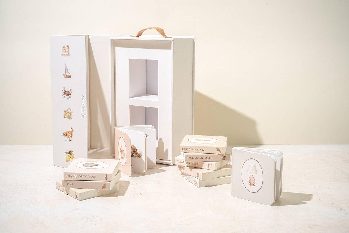Our Very Little Library Board Book Set (10 Mini Board Books) - Paige Tate & Co. - Glee Garden