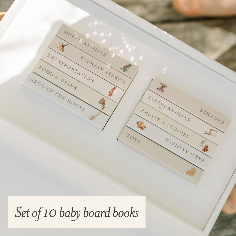 Our Very Little Library Board Book Set (10 Mini Board Books) - Paige Tate & Co. - Glee Garden