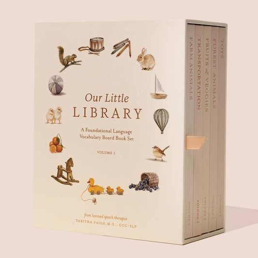 Our Little Library Vol. 1 (5 Board Books) Educational Set